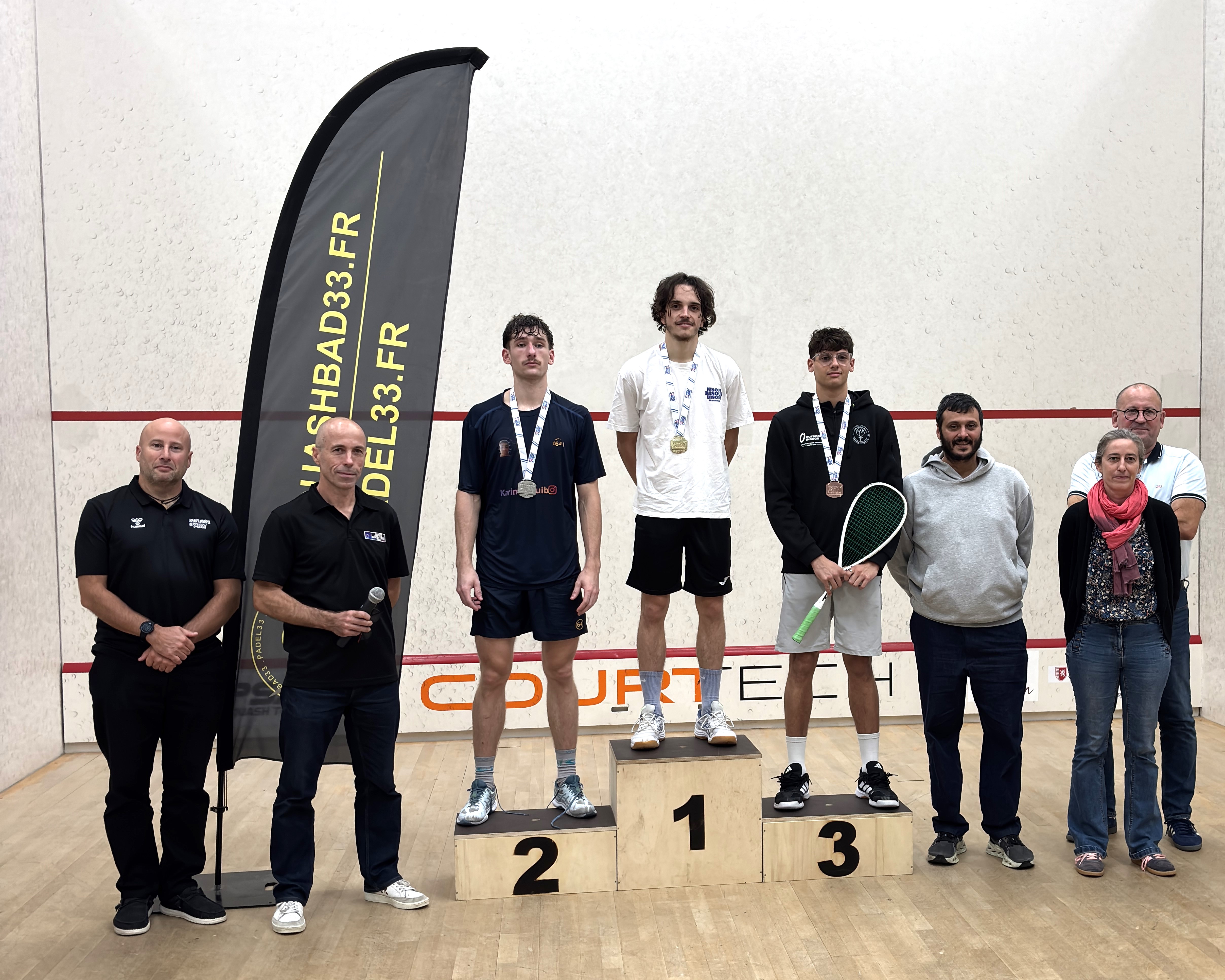 Championnat de France -23 ans 2026-2027 Podium garçons